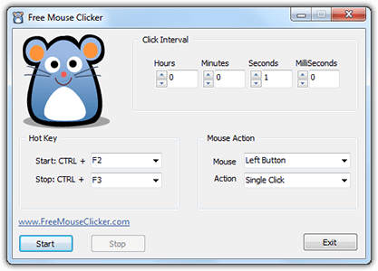 free auto clicker mouse program